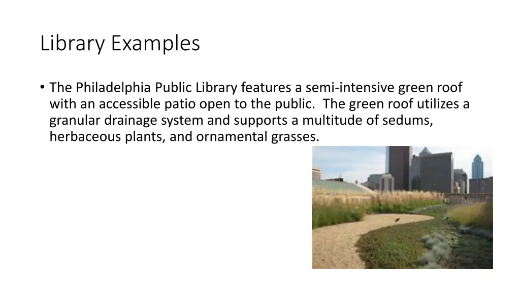 library examples