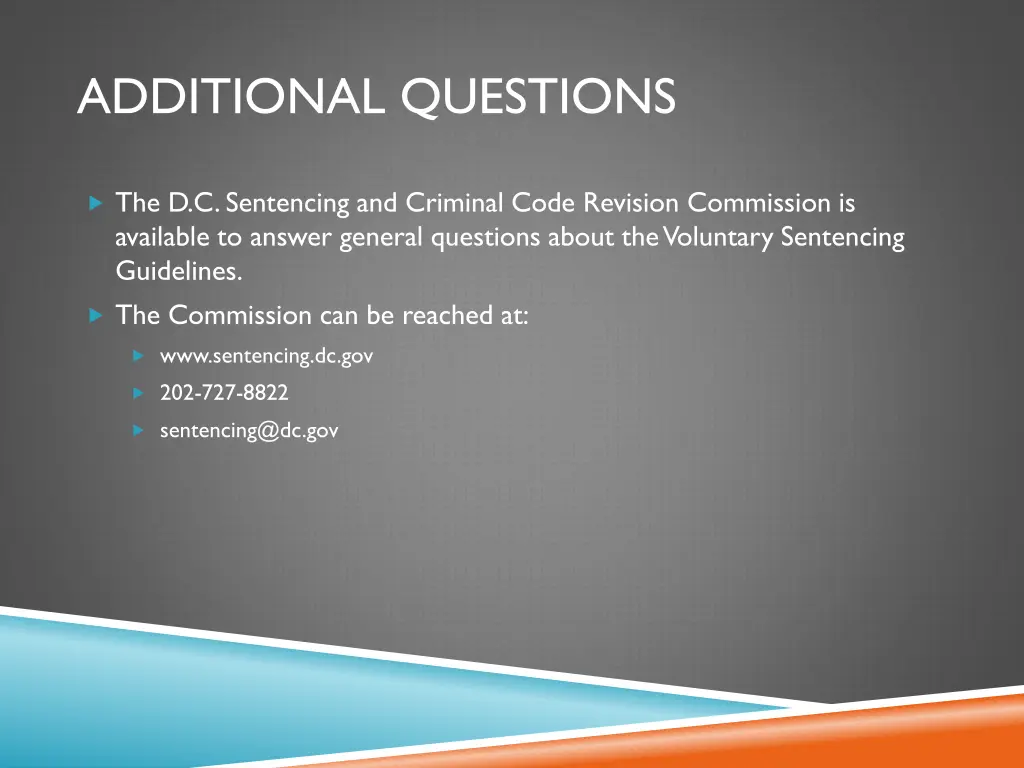 additional questions