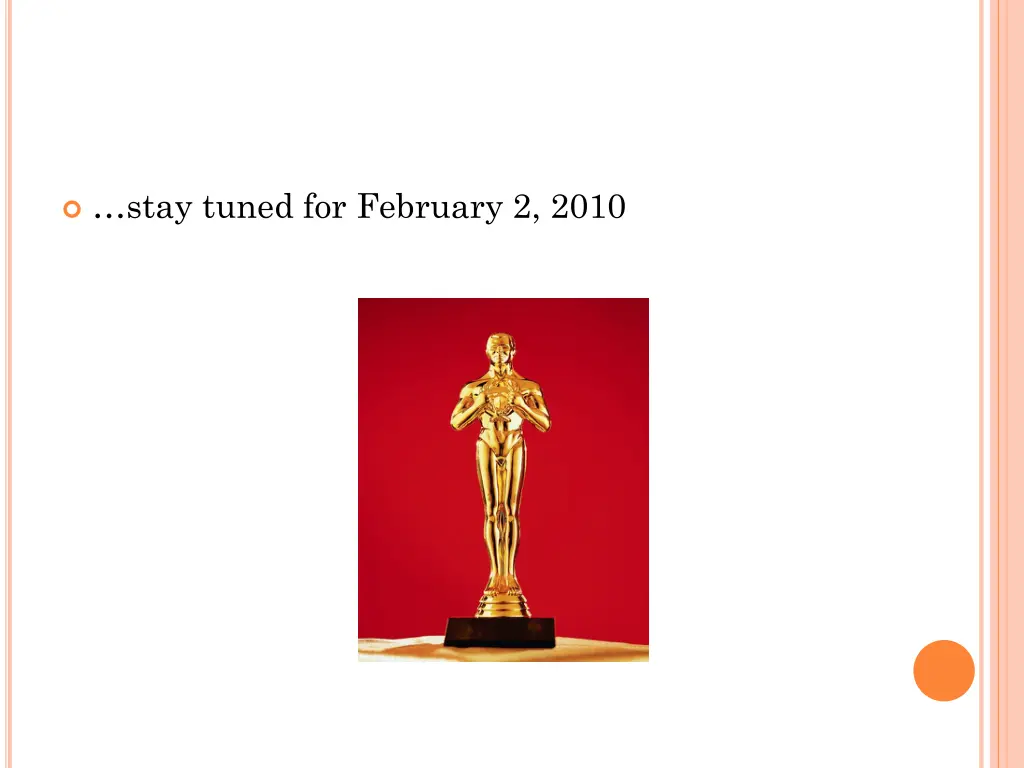 stay tuned for february 2 2010