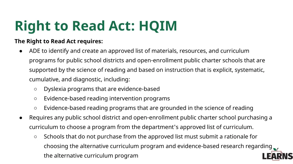 right to read act hqim the right to read