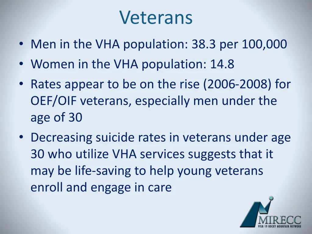 veterans