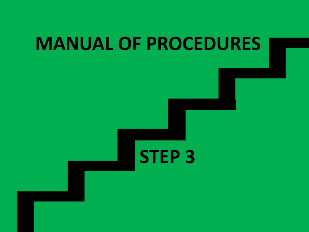 manual of procedures