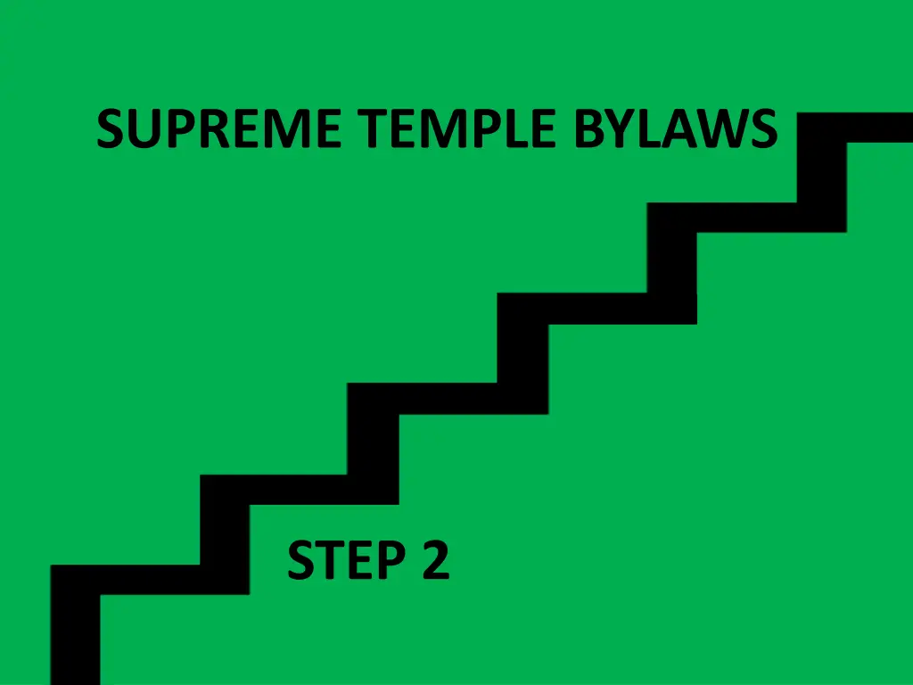 supreme temple bylaws