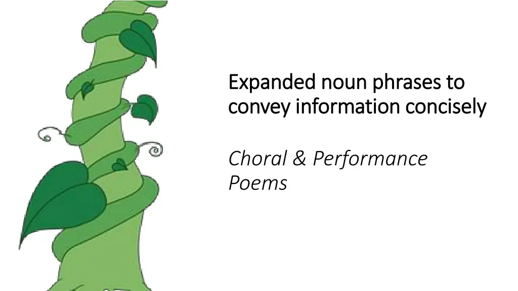 expanded noun phrases to expanded noun phrases