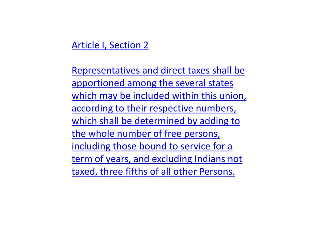 article i section 2