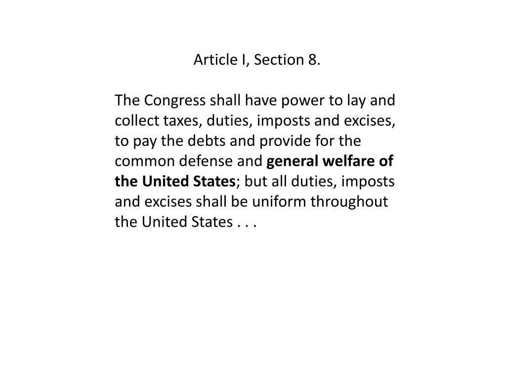 article i section 8 1