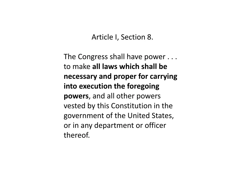 article i section 8