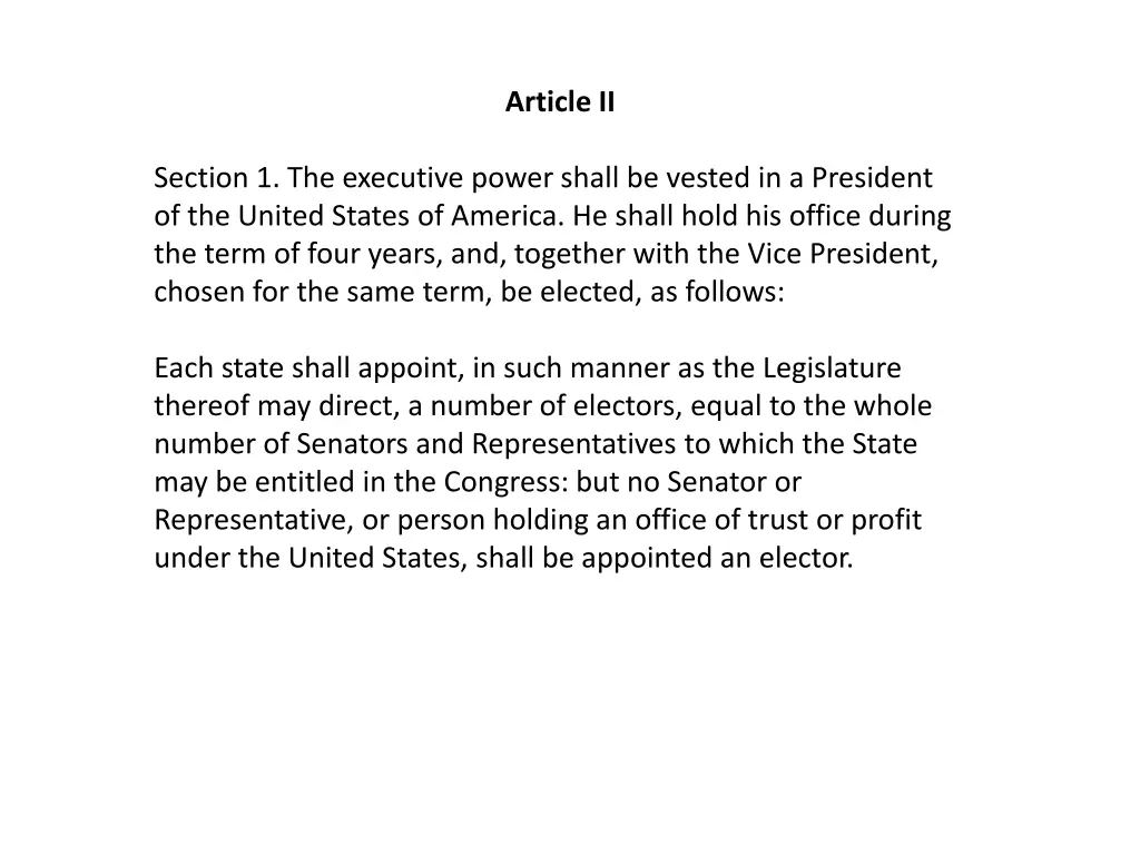 article ii