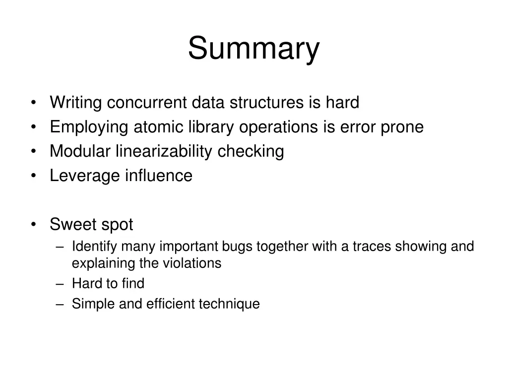 summary