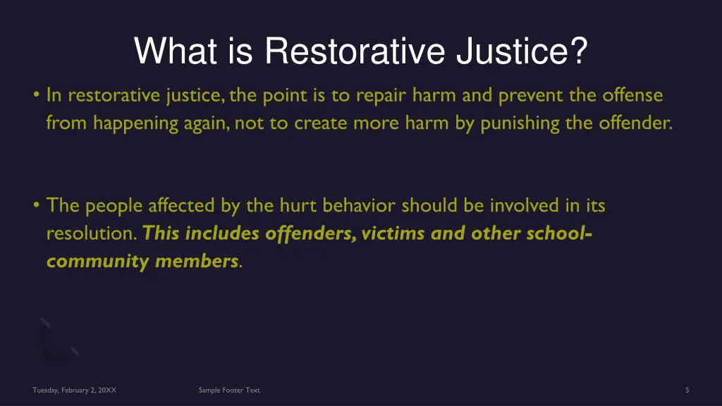 what is restorative justice