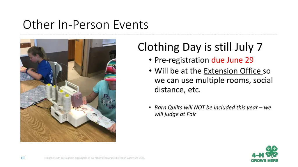 other in person events