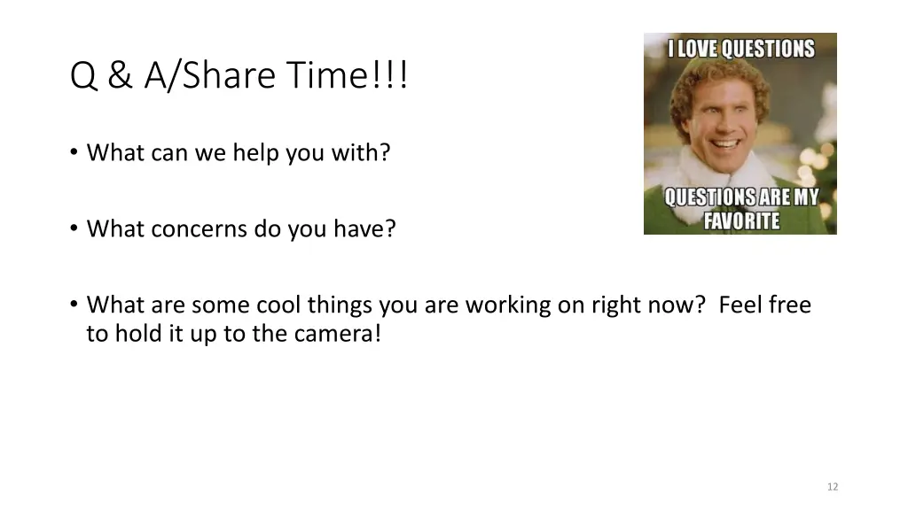 q a share time