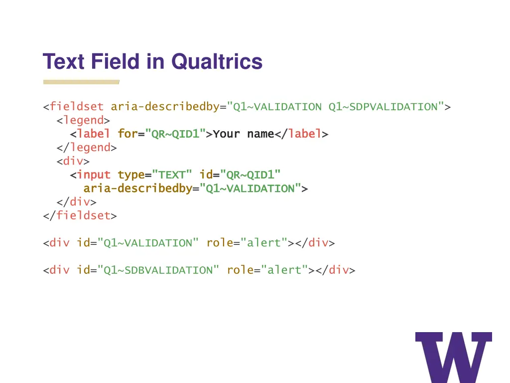 text field in qualtrics