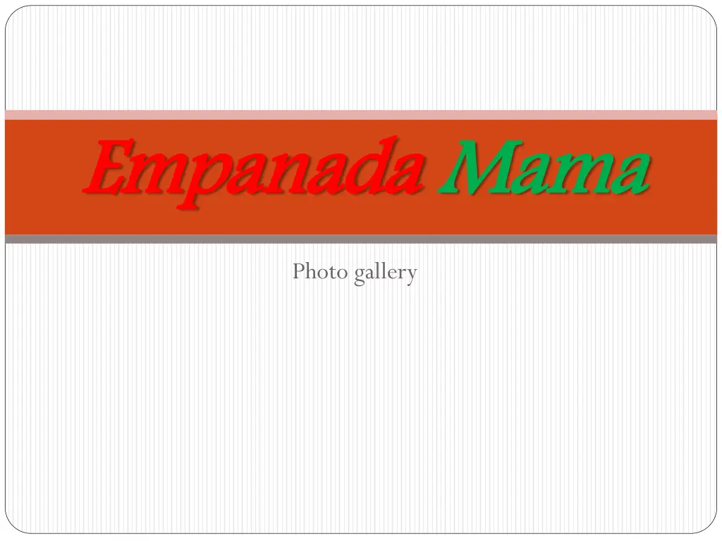 empanada