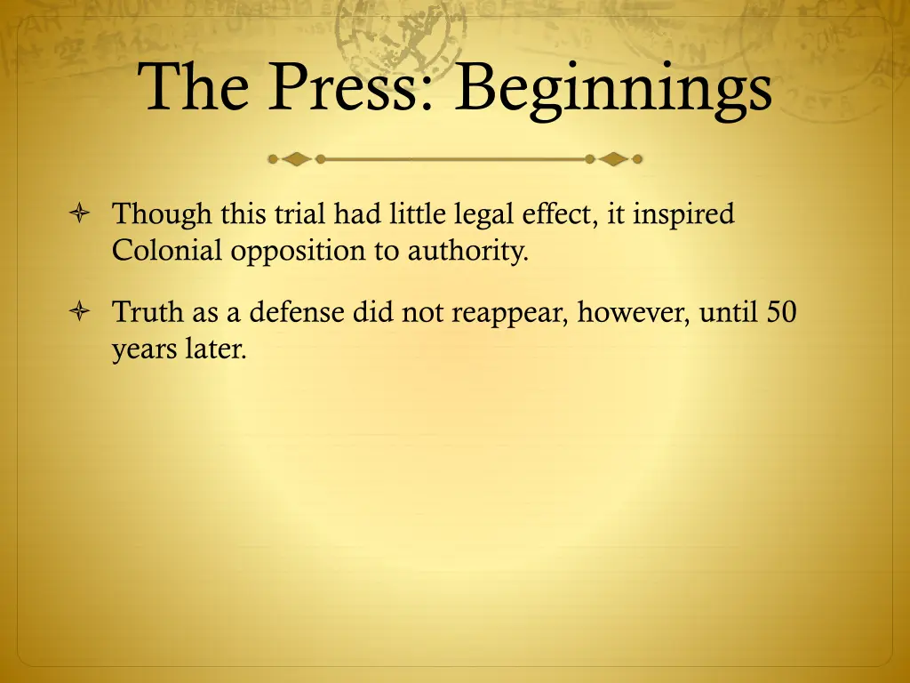 the press beginnings 35