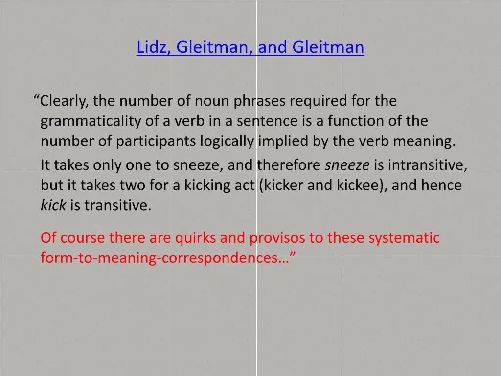 lidz gleitman and gleitman