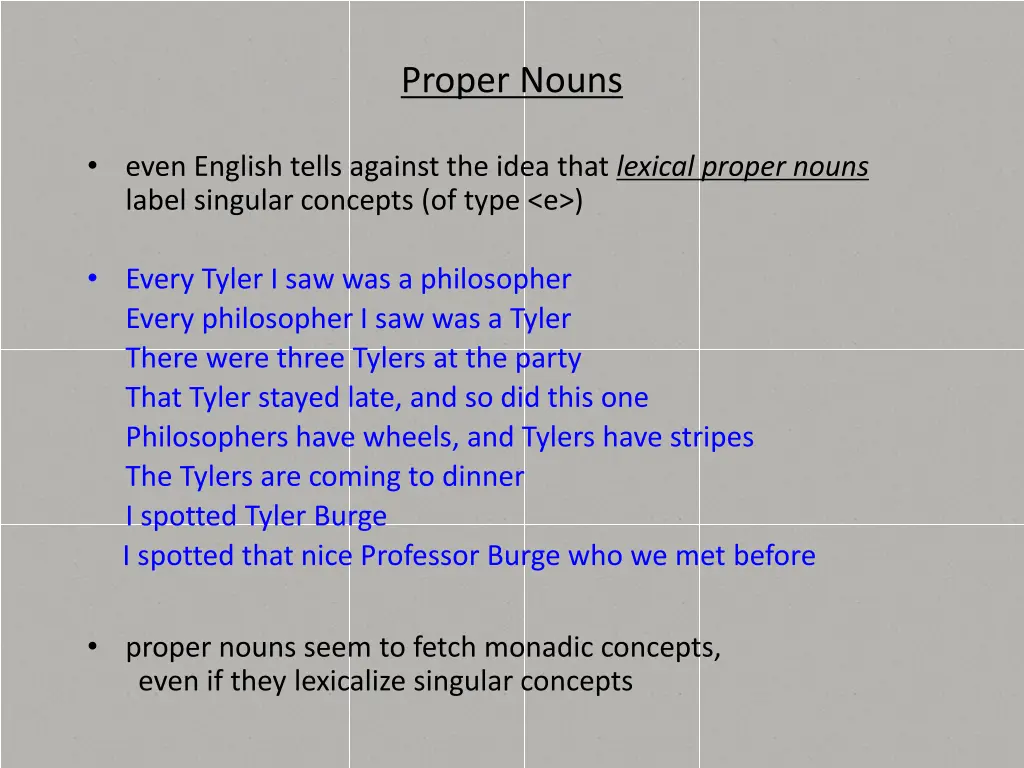 proper nouns