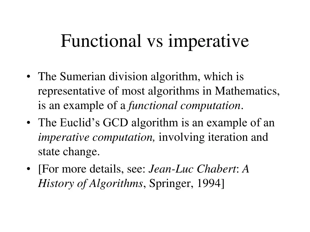 functional vs imperative