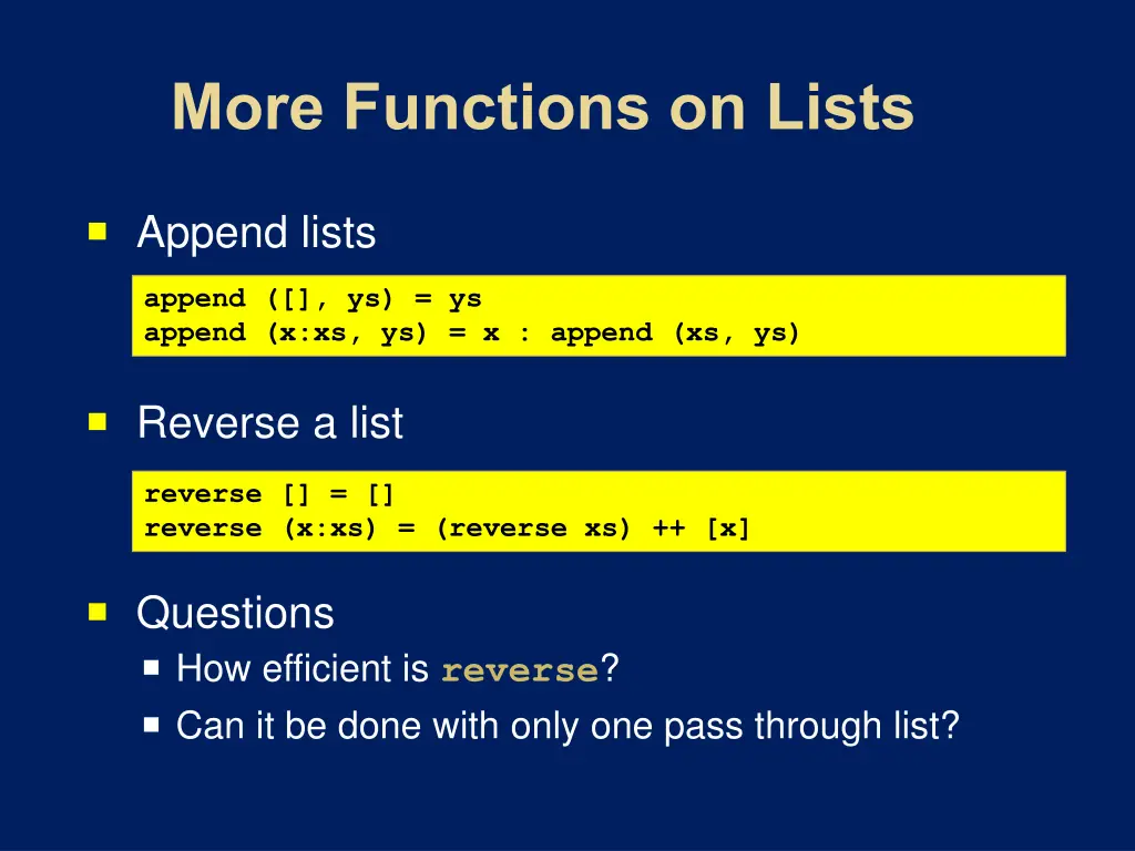 append lists