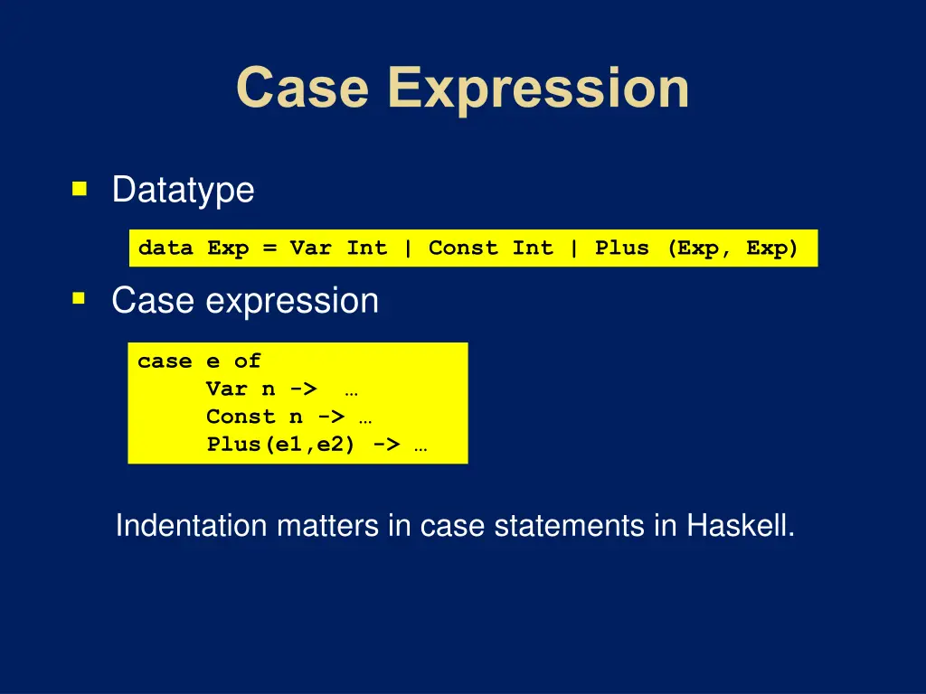 datatype