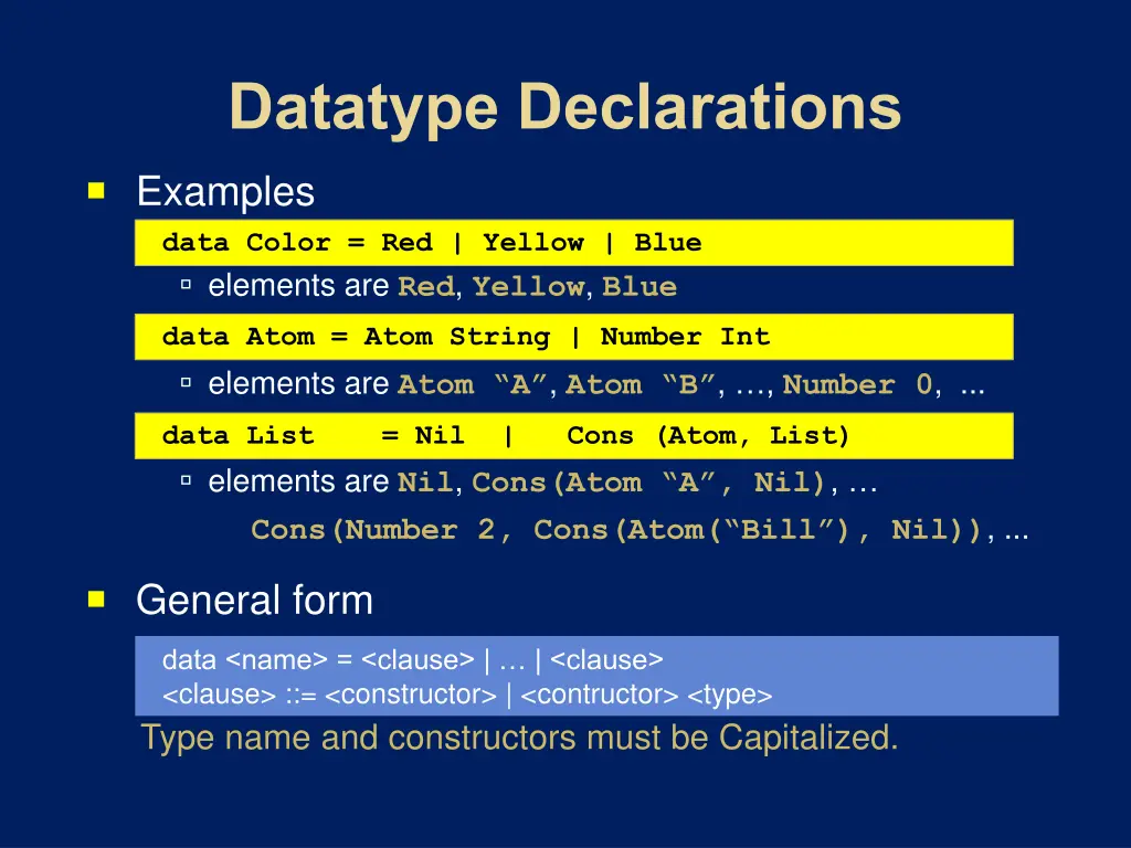 examples elements are red yellow blue
