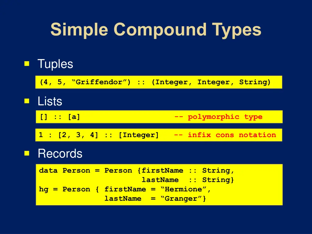 tuples