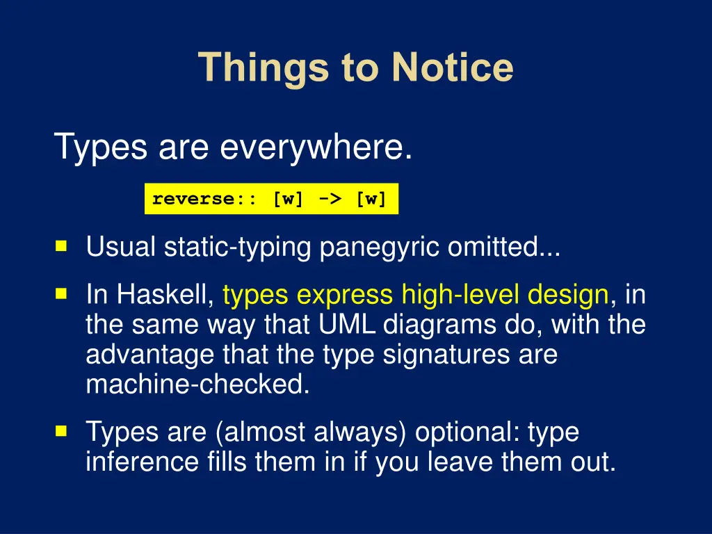 types are everywhere