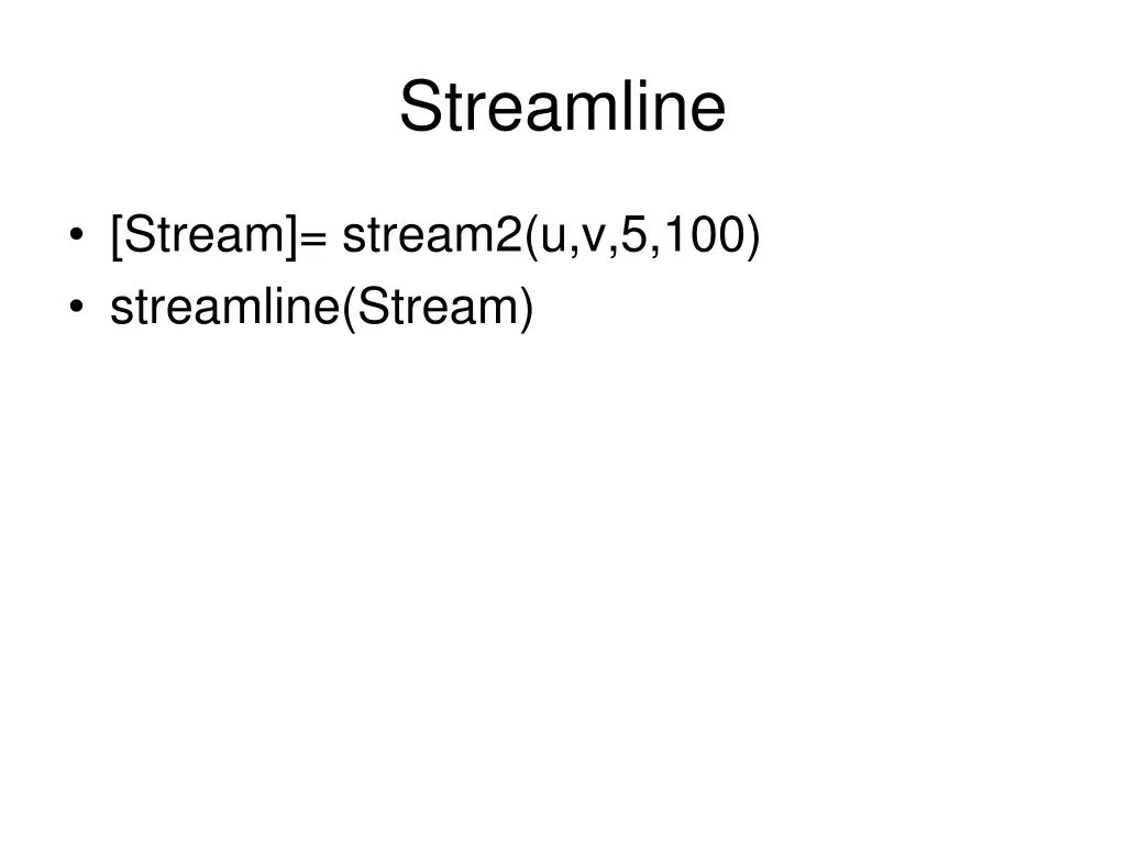 streamline