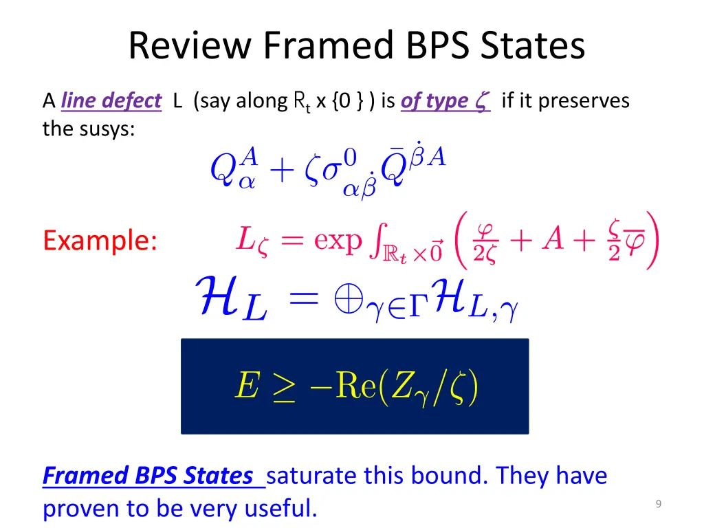 review framed bps states