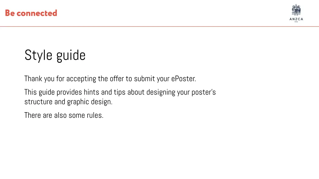 style guide