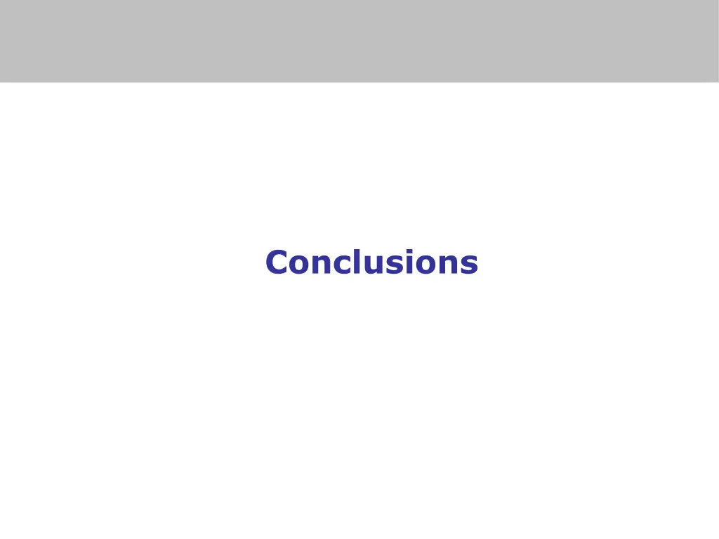conclusions