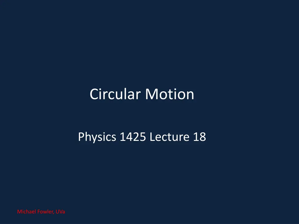 circular motion