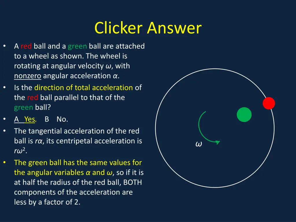 clicker answer