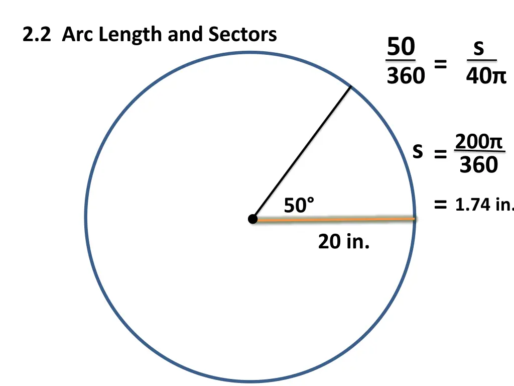 2 2 arc length and sectors 4