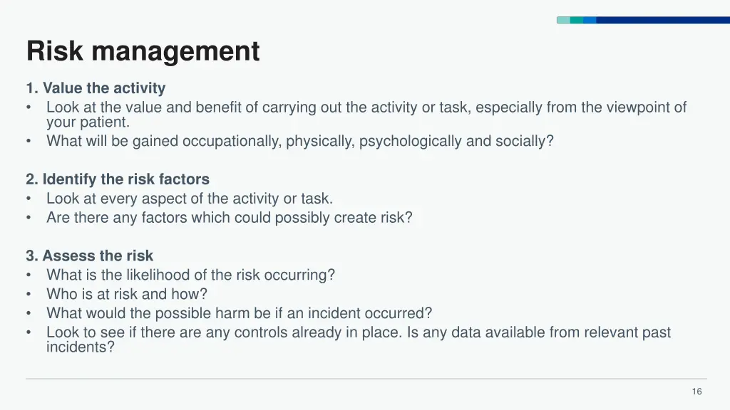 risk management 2