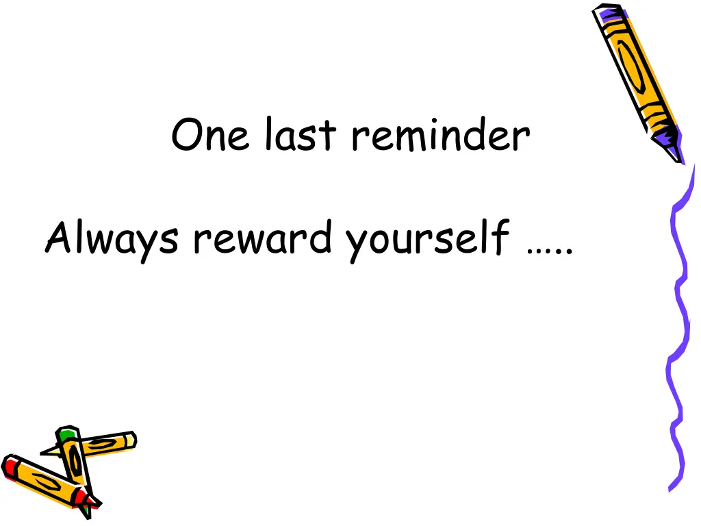one last reminder