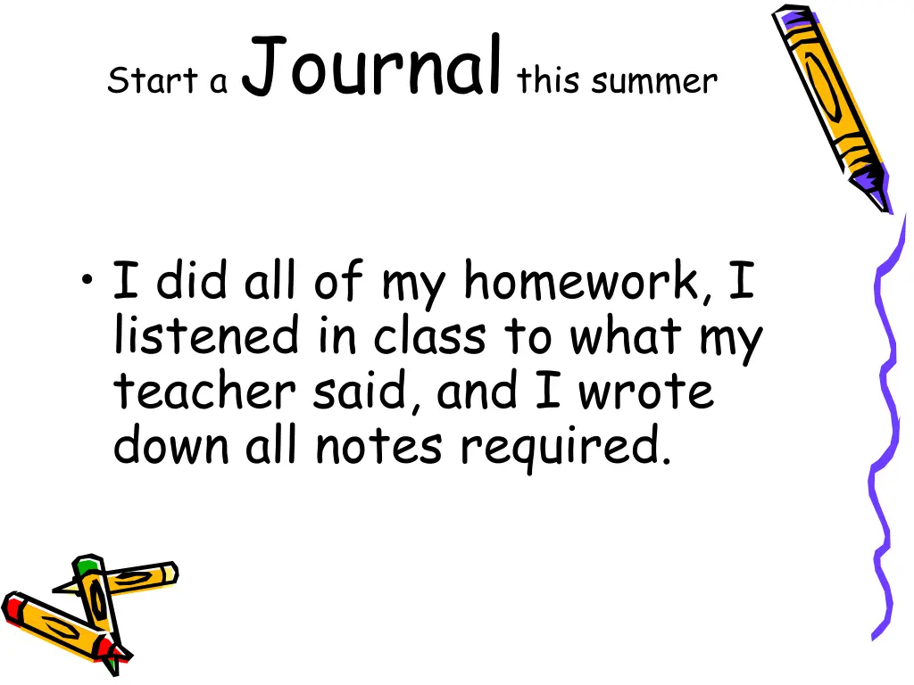 start a journal this summer 3