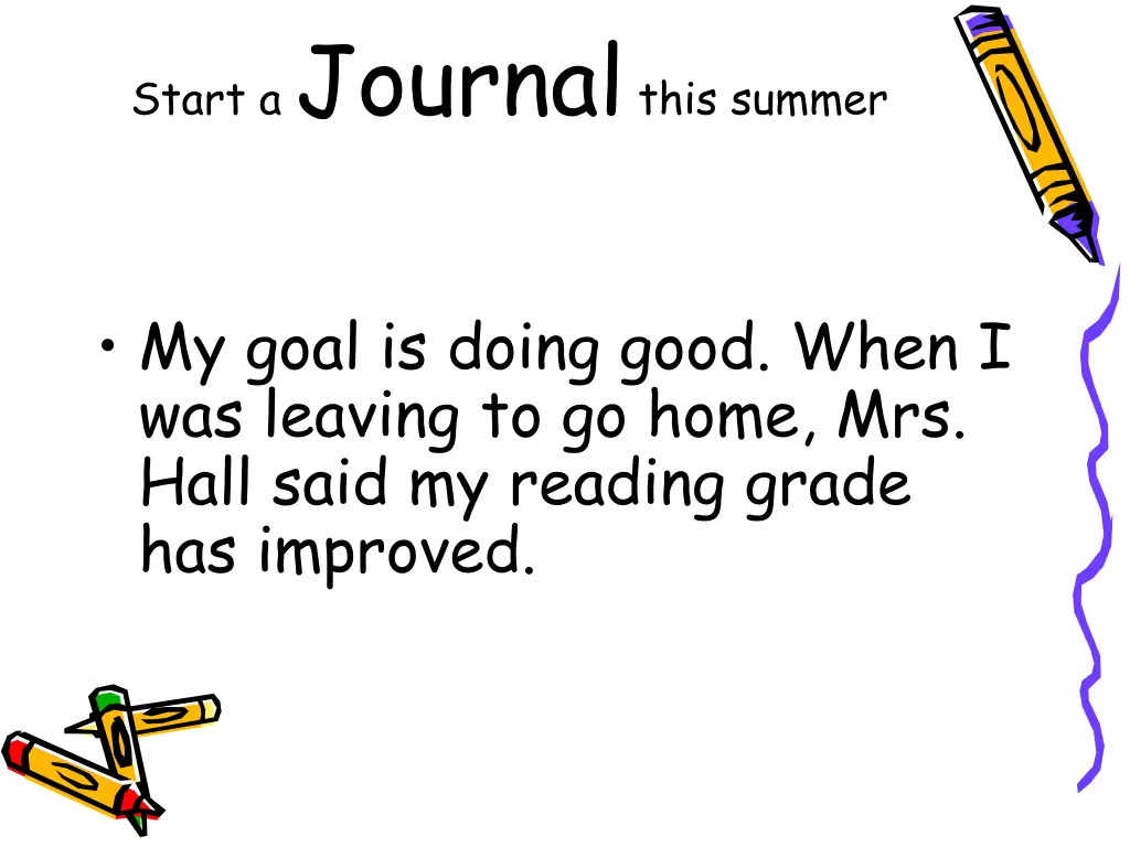 start a journal this summer 4