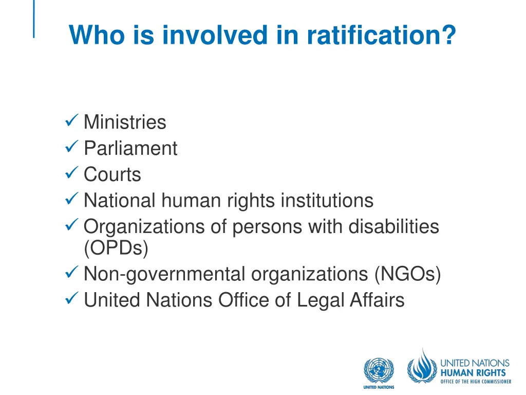who is involved in ratification
