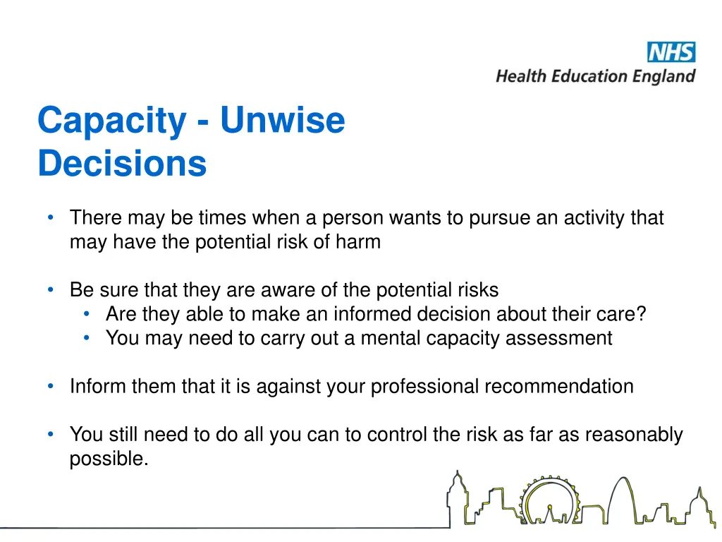 capacity unwise decisions