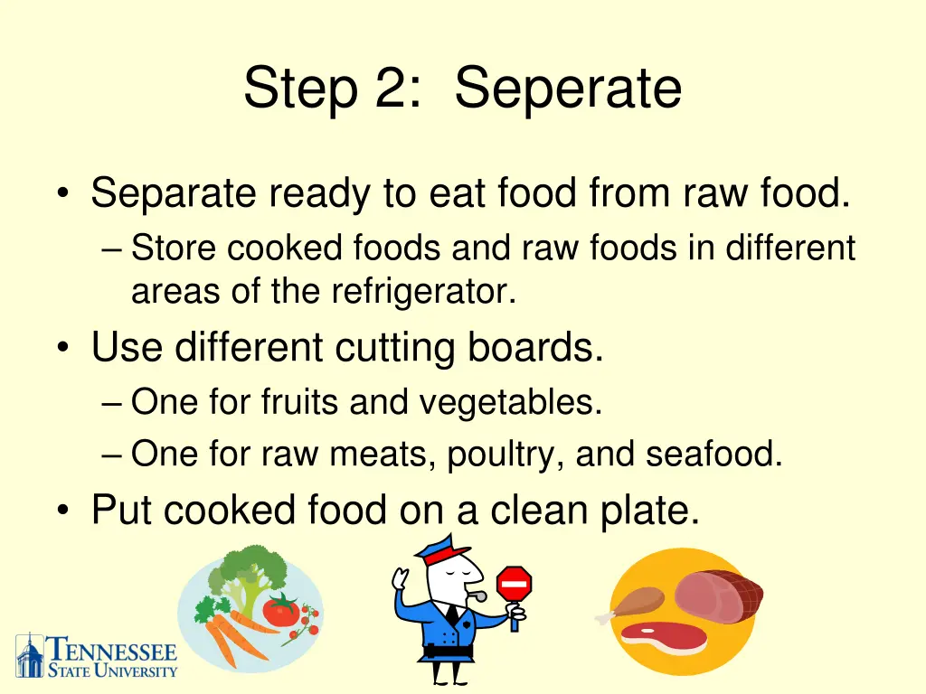 step 2 seperate