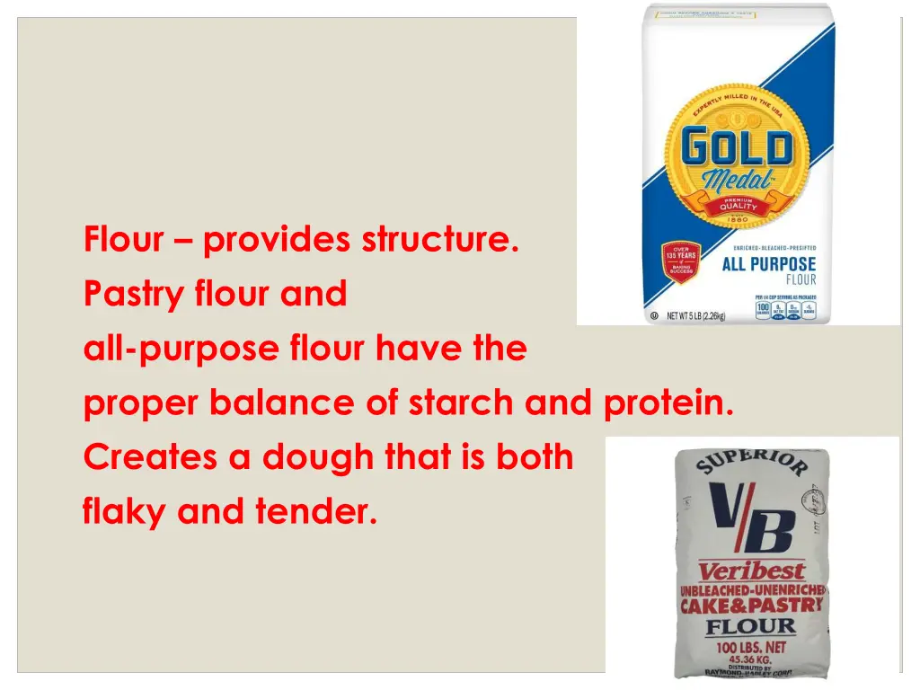 flour provides structure pastry flour