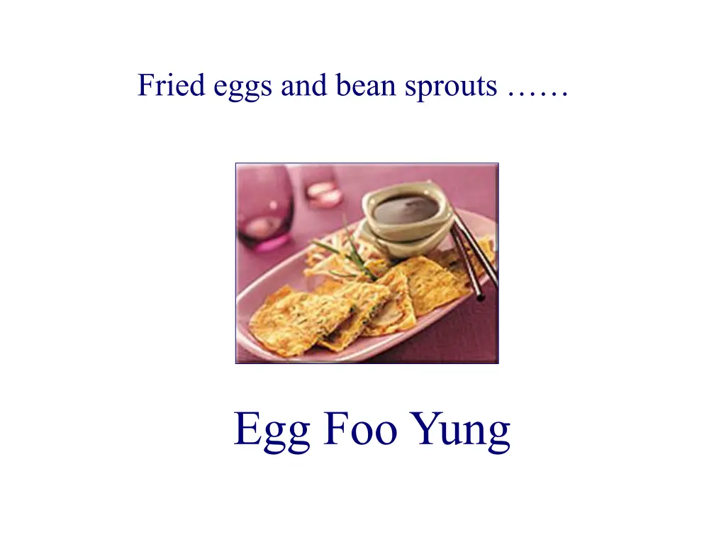 fried eggs and bean sprouts