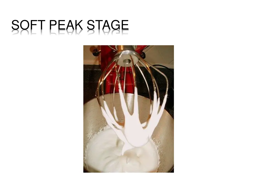 soft peak stage