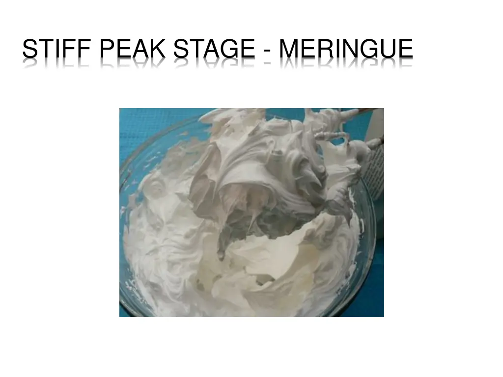 stiff peak stage meringue