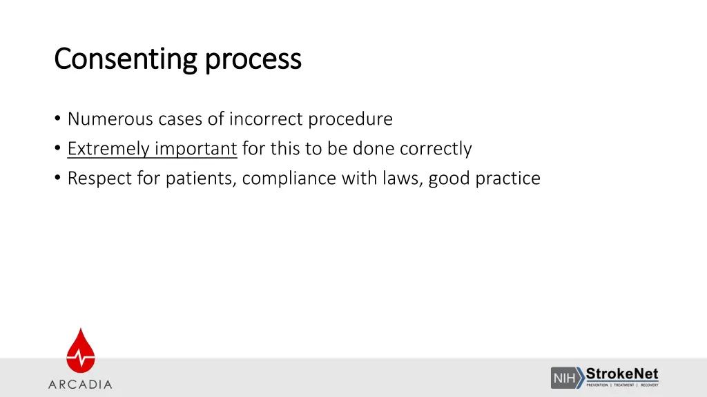 consenting process consenting process