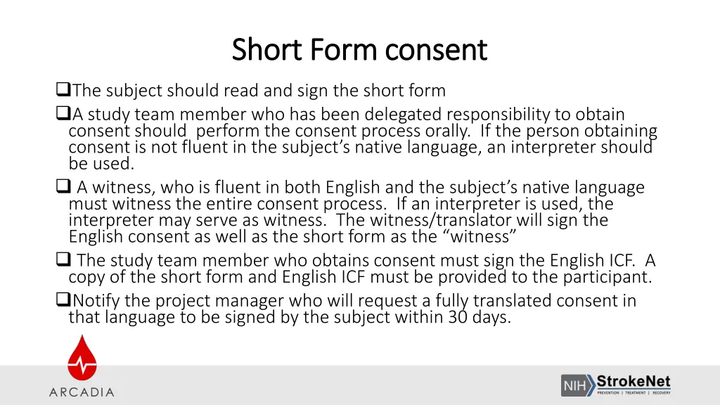 short form consent short form consent