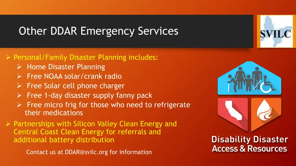 other ddar emergency services