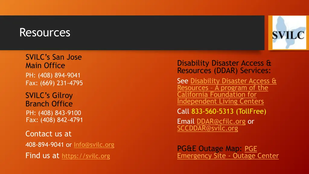 resources