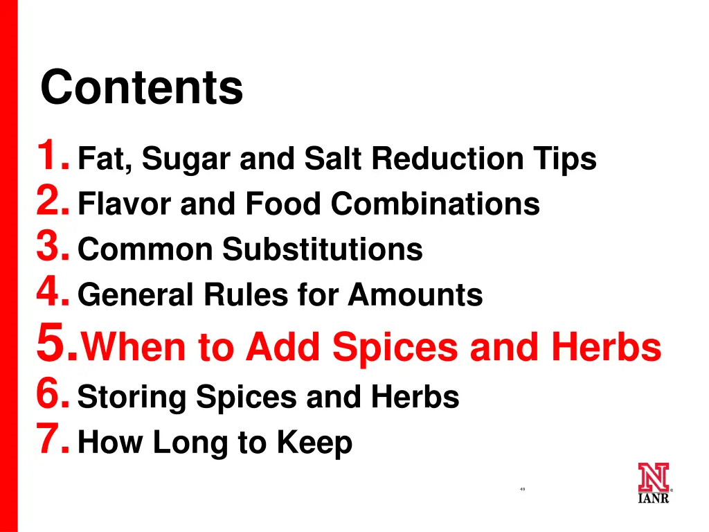 contents 1 fat sugar and salt reduction tips 5